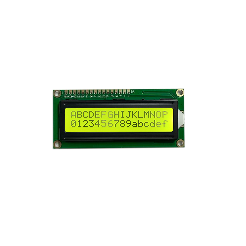 1602 Character LCD Display FSTN Display Yellow Green LCD Mode