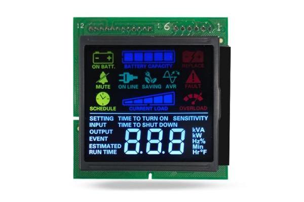 What are the advantages of using an LCD display?