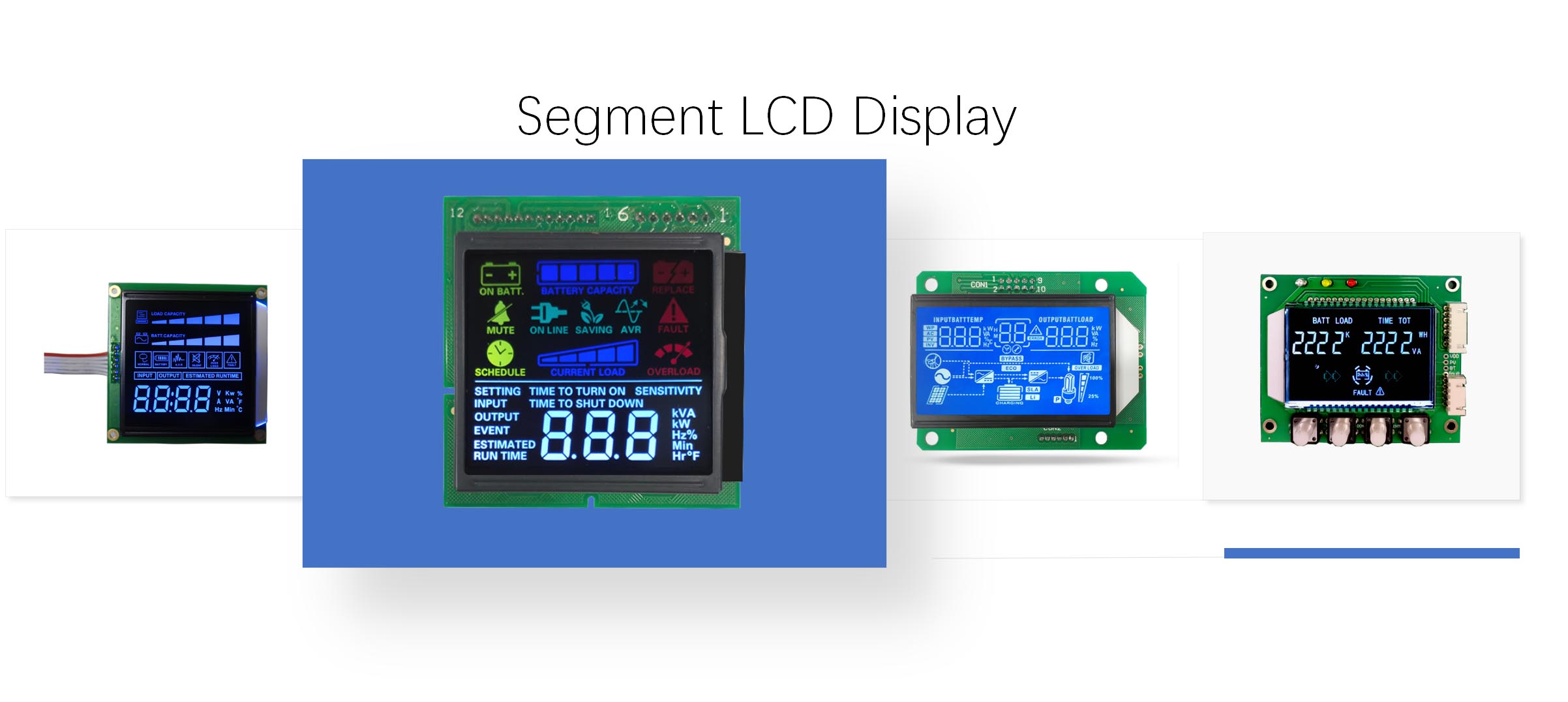 What is the Working Principle of Segment LCD Display?
