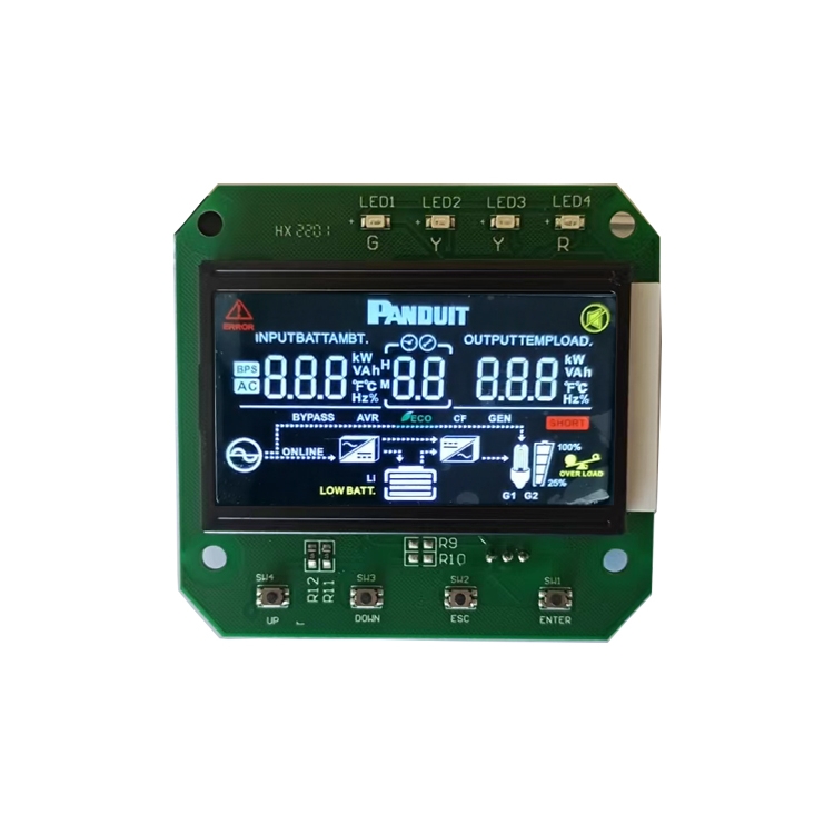 7 Segment LCD Display Monochrome VA Positive LCD Model