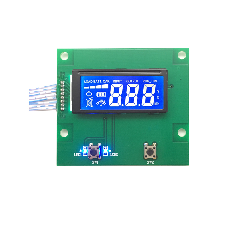 Monochrome LCM Display PV Inverter Segment LCD Screen