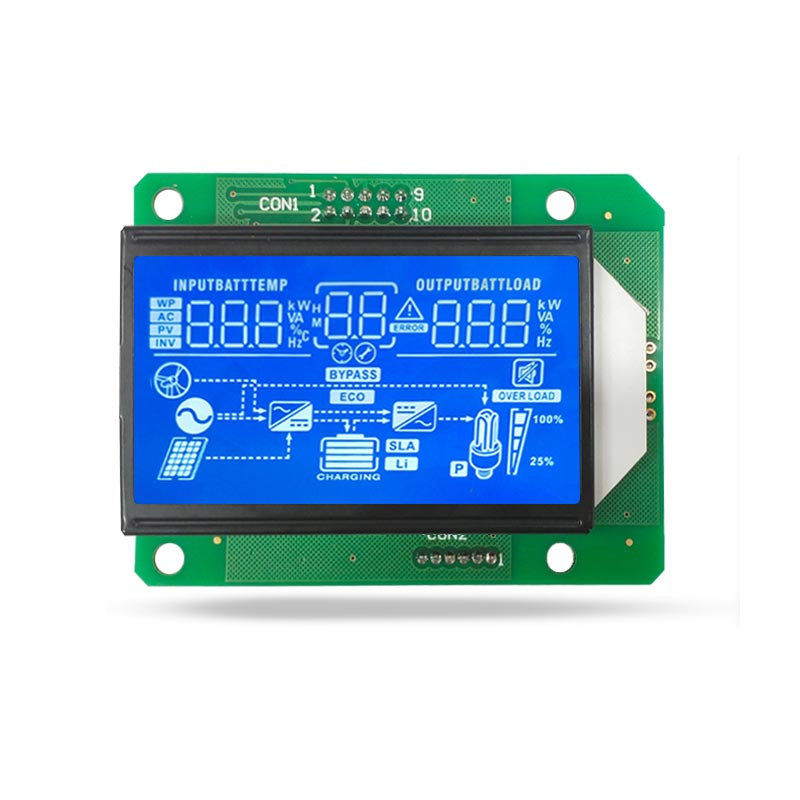 Segment LCD Display HTN Blue Module LCM Display